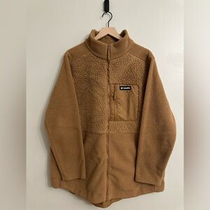 Columbia Sportswear Sherpa Fleece jacket, Tan, XXL